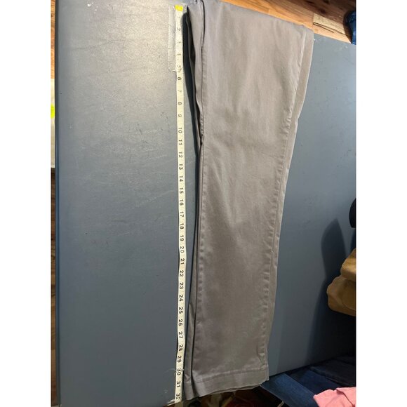 Lands End Womens Mid Rise Straight Leg Pants Gray Size 18 - Picture 5 of 11